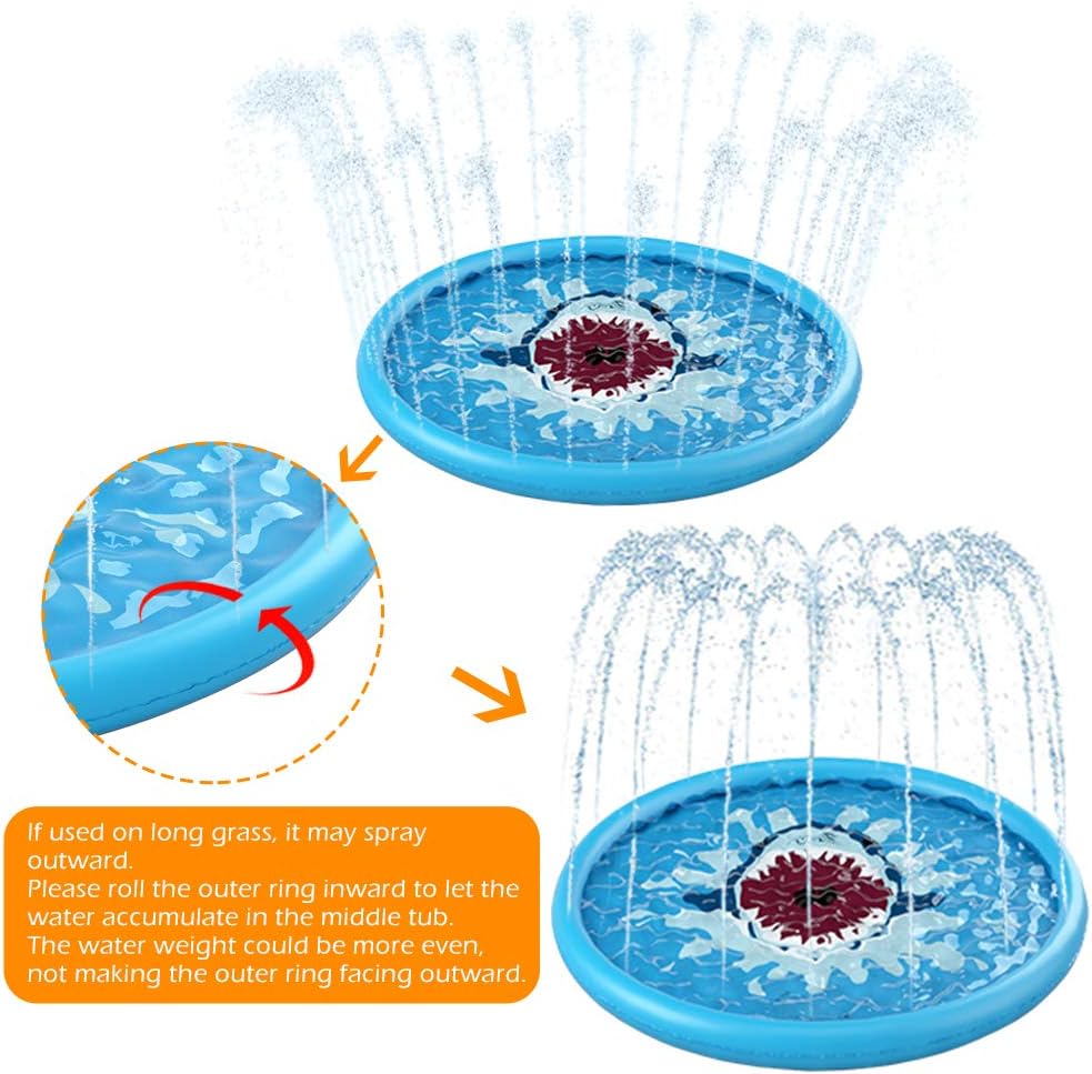 Kids Splash Pad Sprinkler Mat