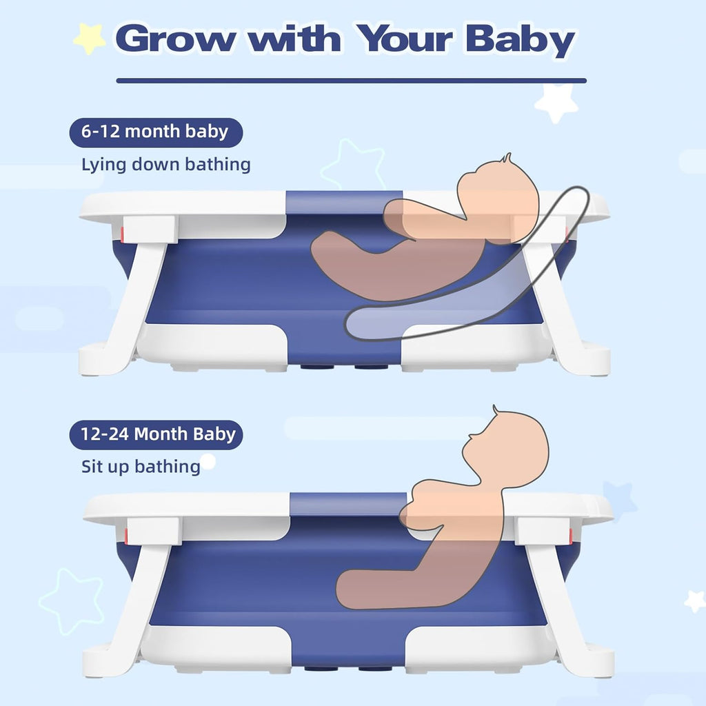 Foldable Non-Slip Baby Bath Tub