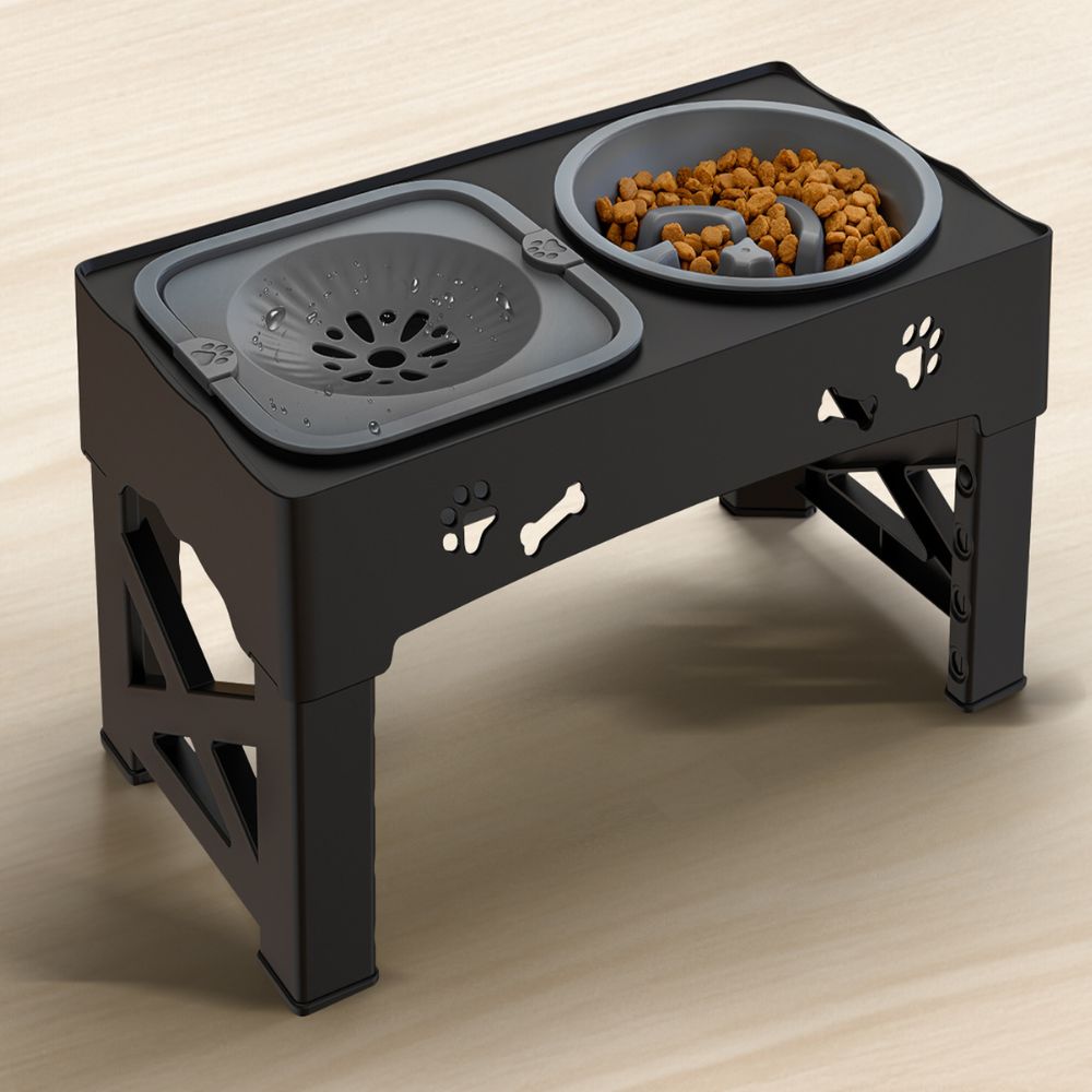 Raised Dog Slow Feeder Bowl
