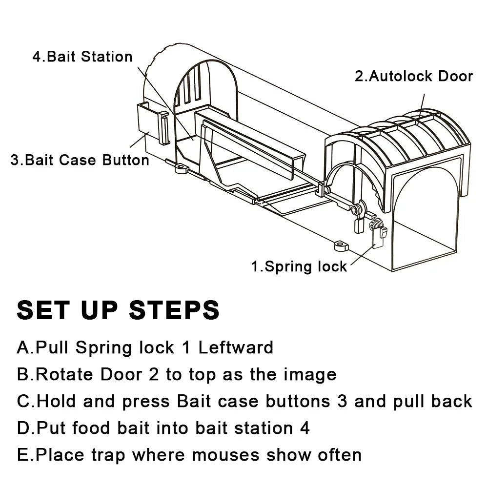Reusable Humane Mouse Trap