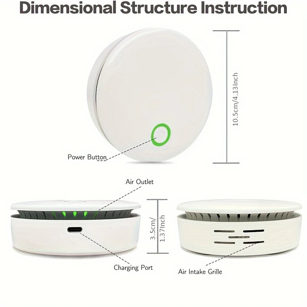 Portable Air Purifier & Odor Eliminator