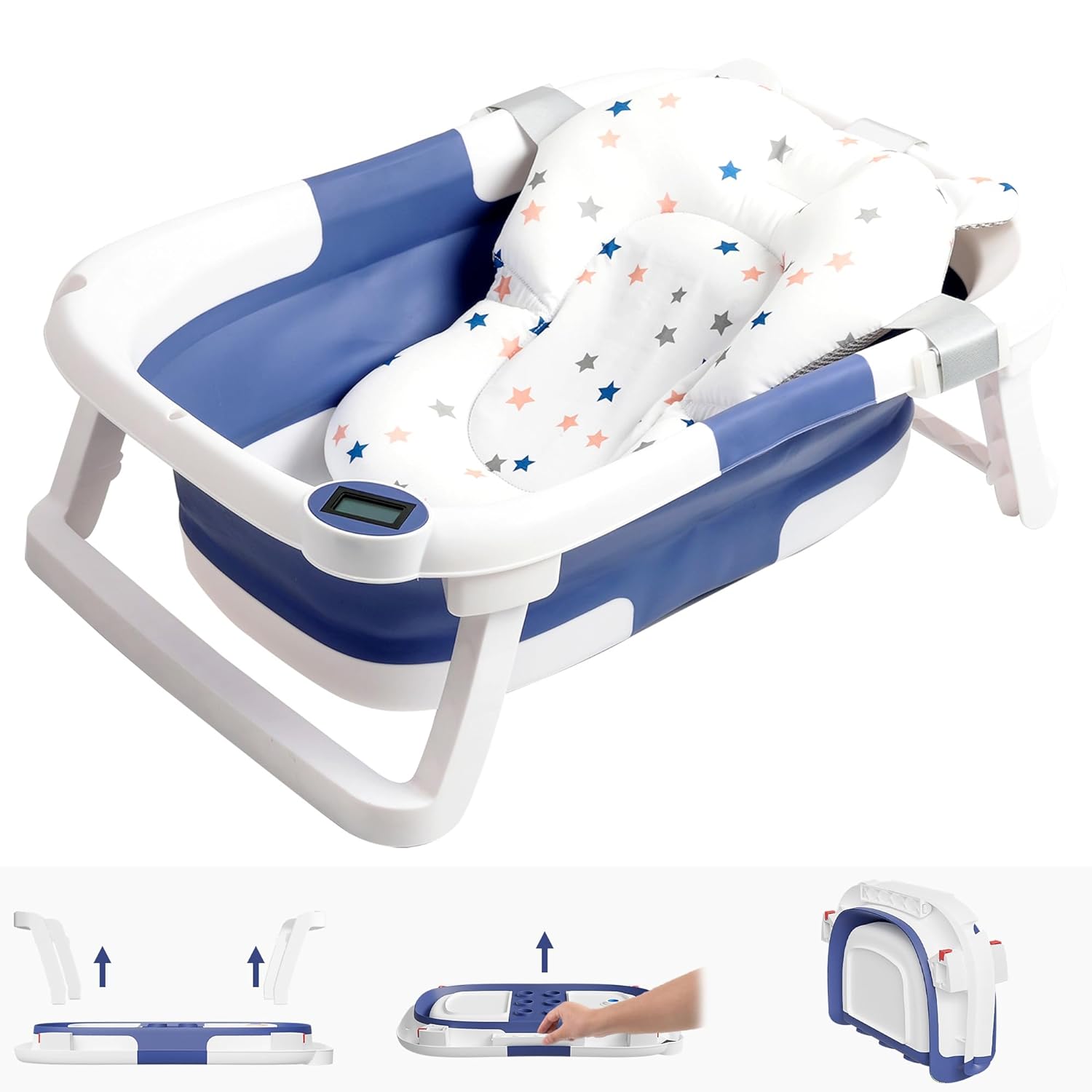 Foldable Non-Slip Baby Bath Tub