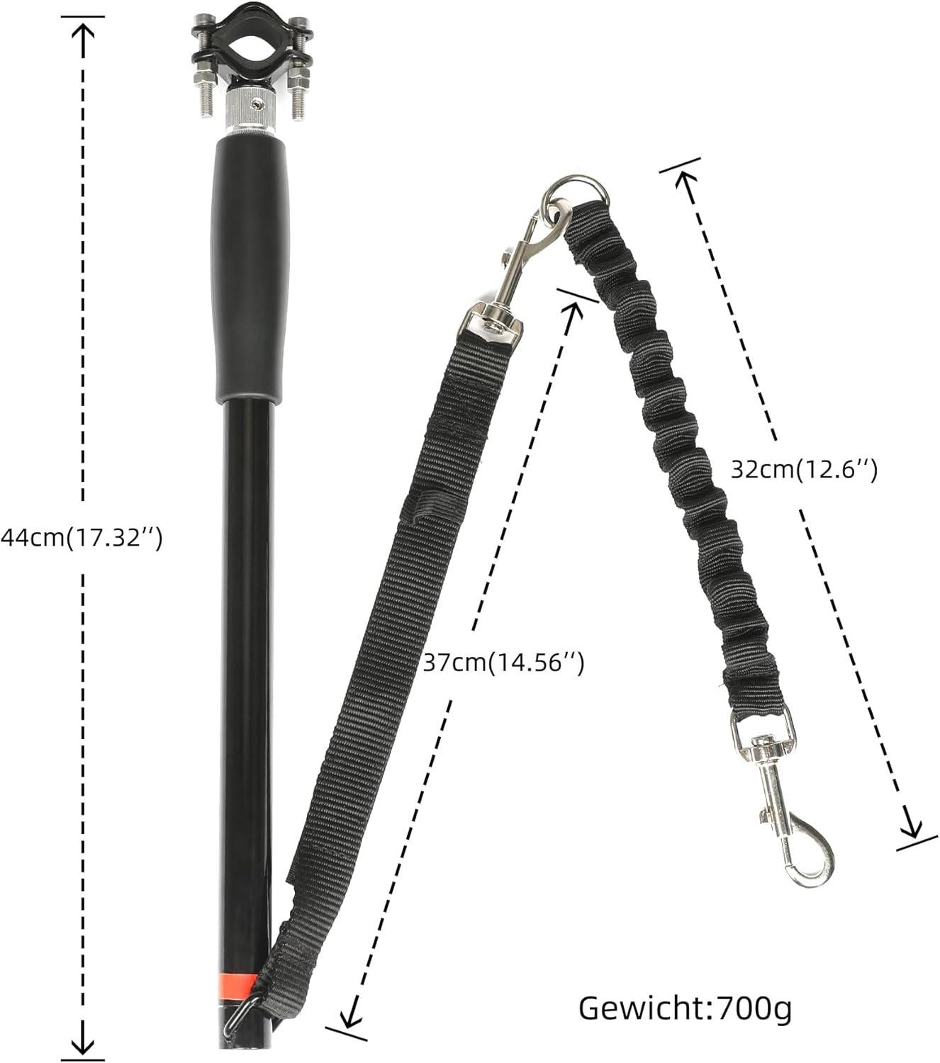 Hands-Free Bike Dog Tow Leash