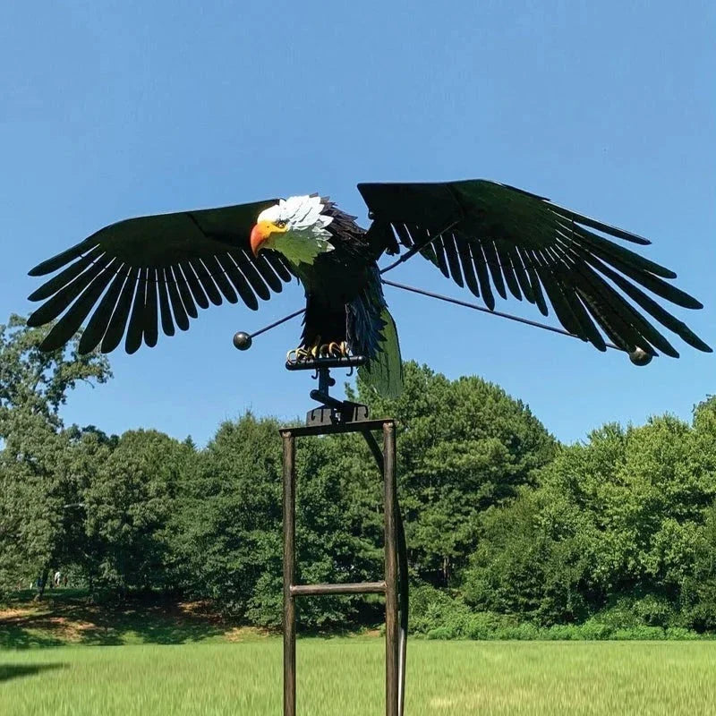 Kinetic Bird Garden Art Stake