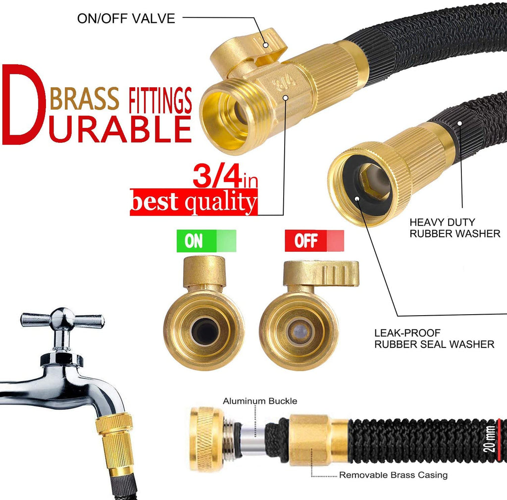 Expandable 50 ft Garden Hose