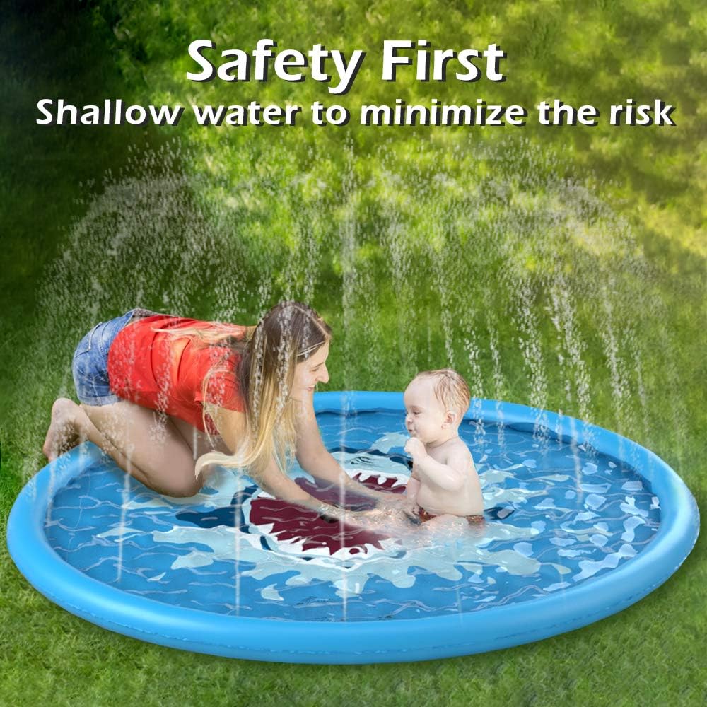 Kids Splash Pad Sprinkler Mat