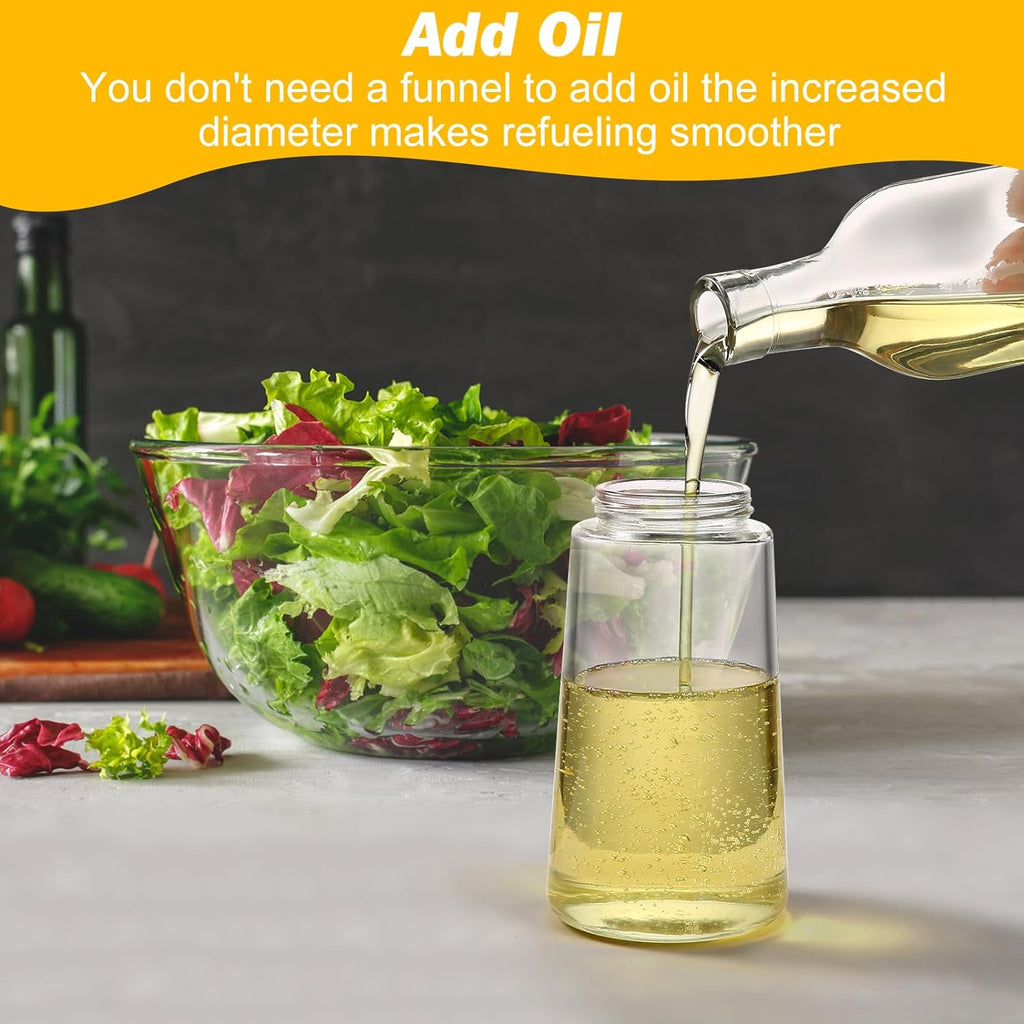 2-Pack Oil Dispenser & Sprayer Bottles