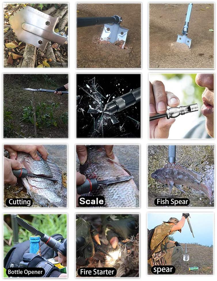 Multi-Function Survival Shovel