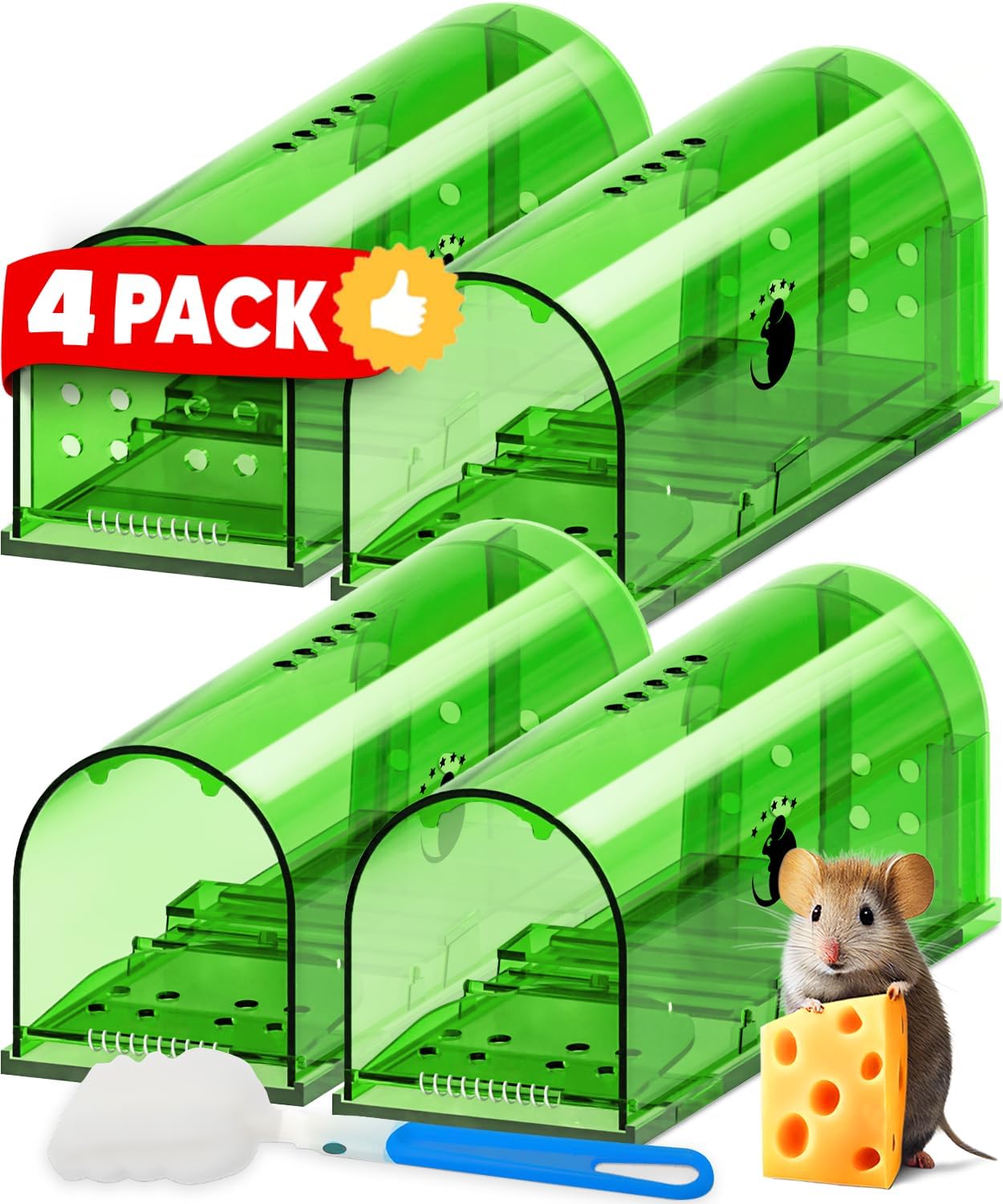 Reusable Mouse Trap 4-Pack