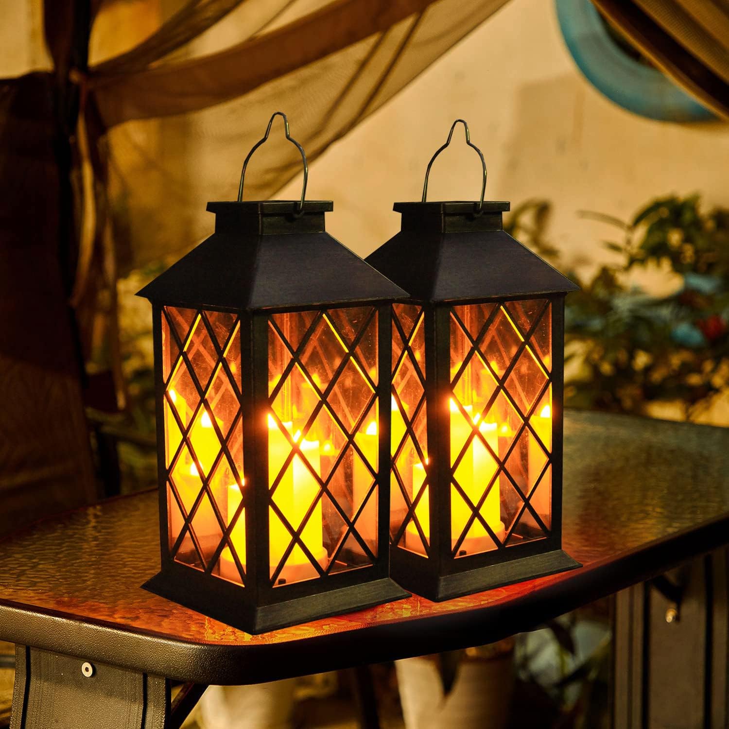All-Weather Solar Garden Lantern