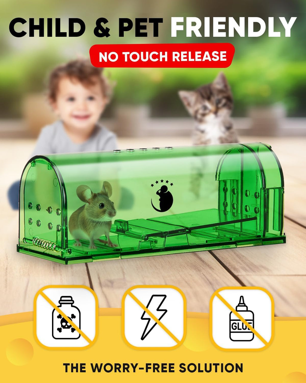 Reusable Mouse Trap 4-Pack