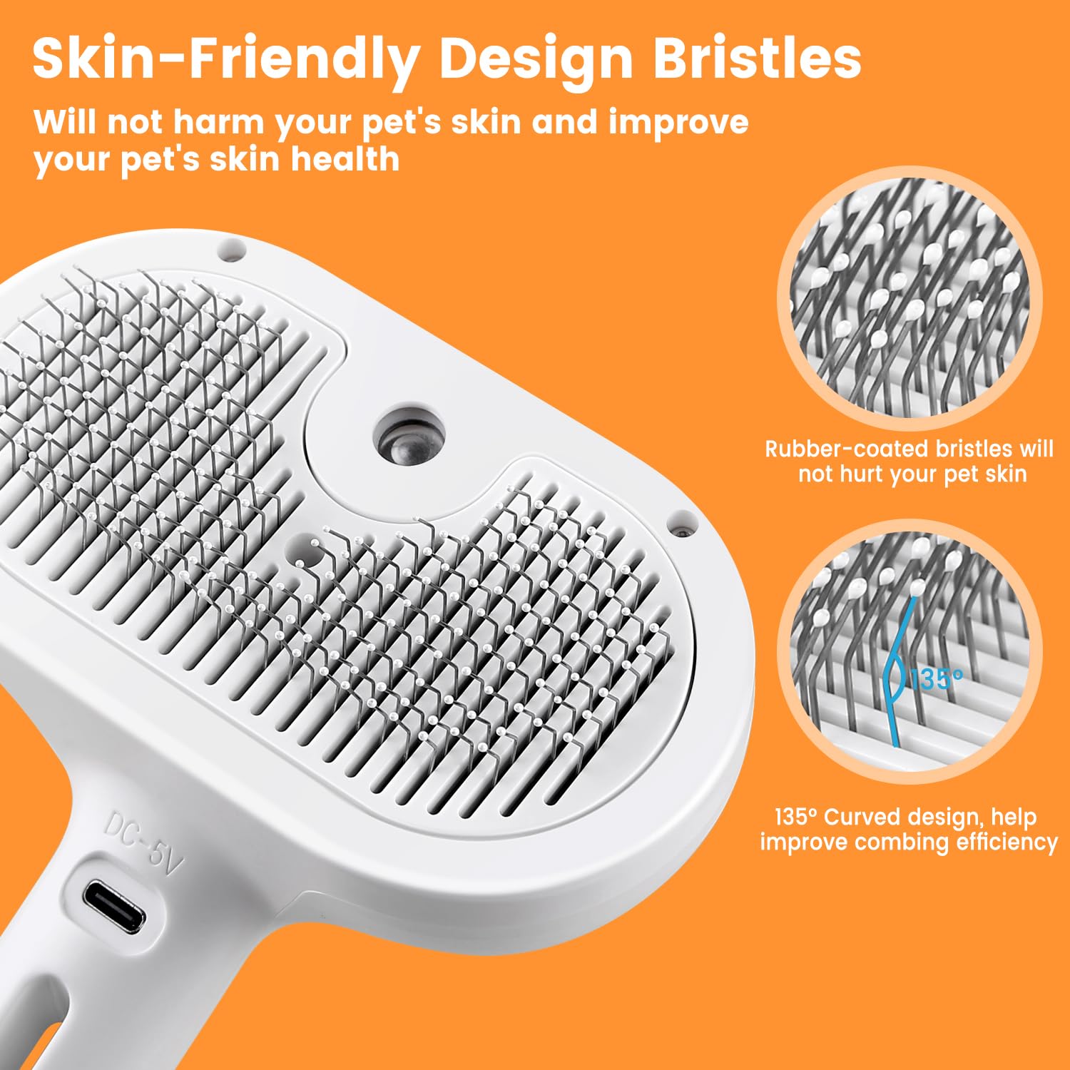 Cat and Dog Steam Brush