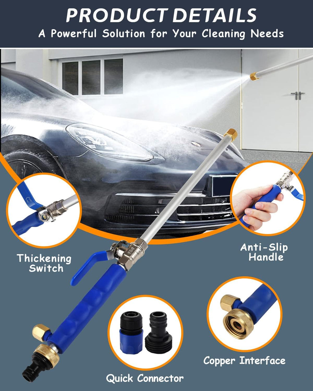 High-Pressure Hose Spray Nozzle