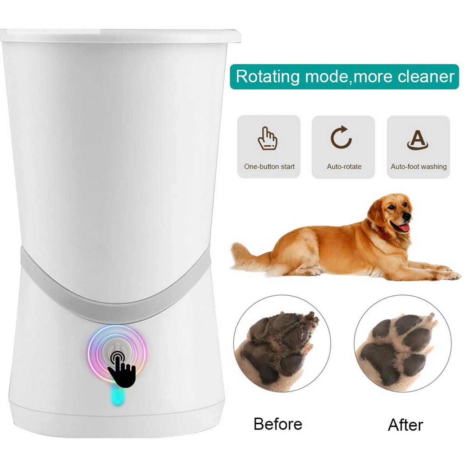 Automatic Electric Dog Paw Cleaner