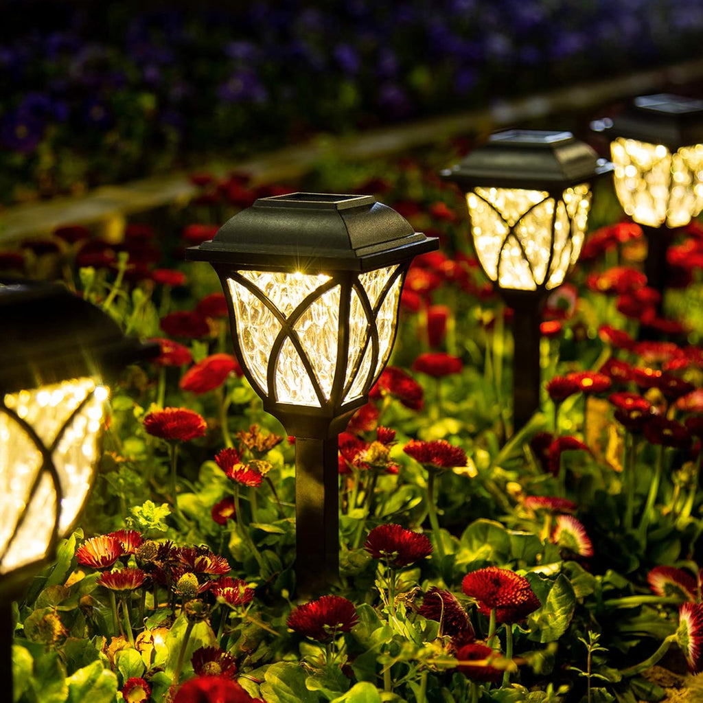 6-Pack Solar LED Pathway Garden Lights