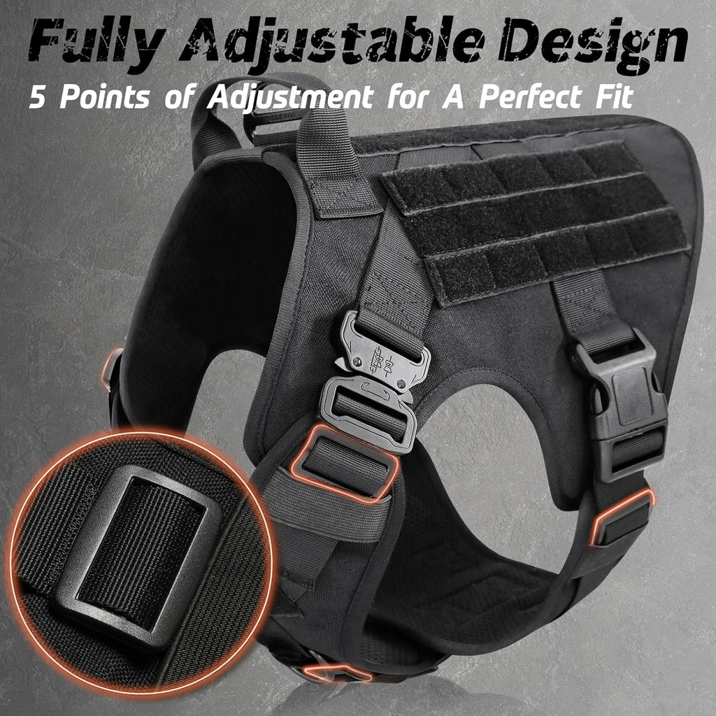 Tactical No-Pull Dog Harness