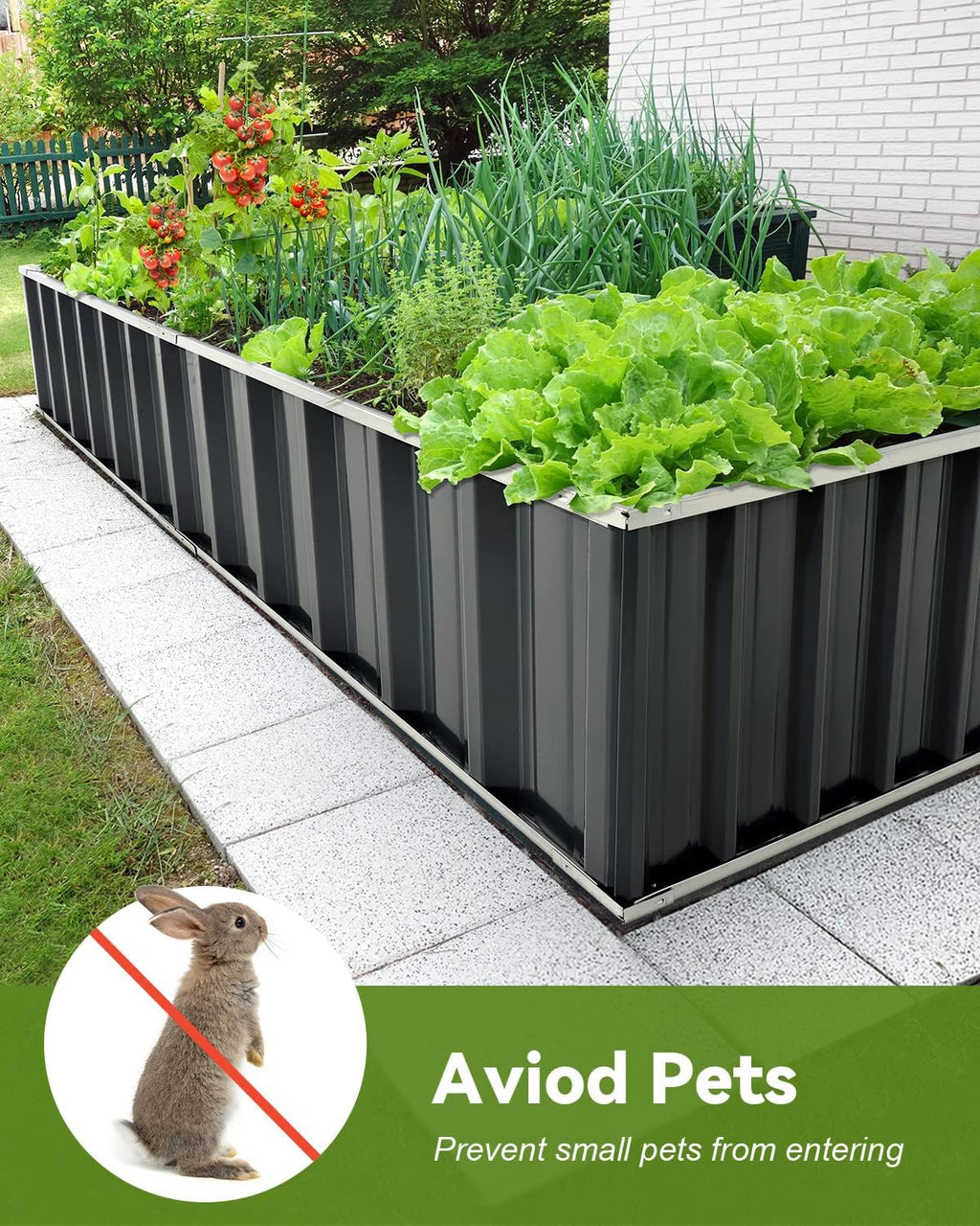 Outdoor Raised Garden Bed