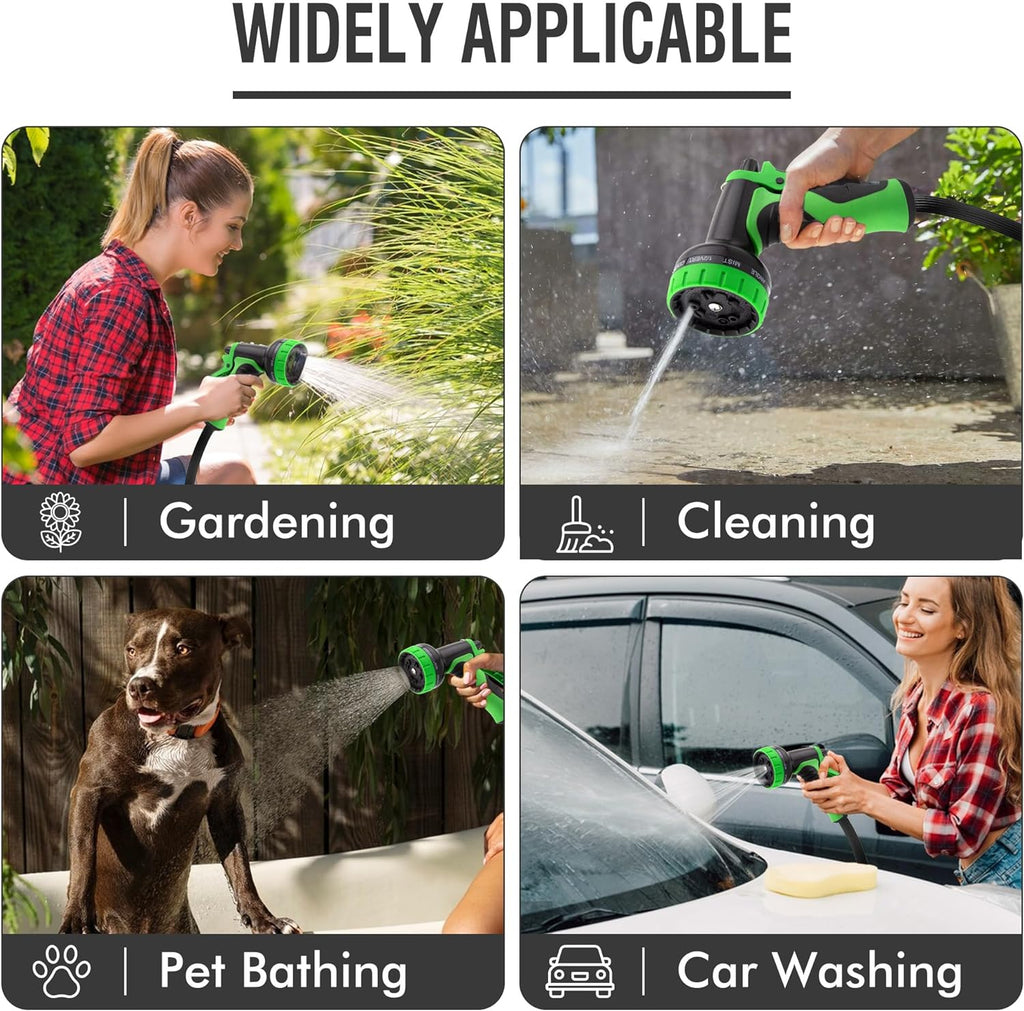 Expandable Garden Hose with Spray Nozzle
