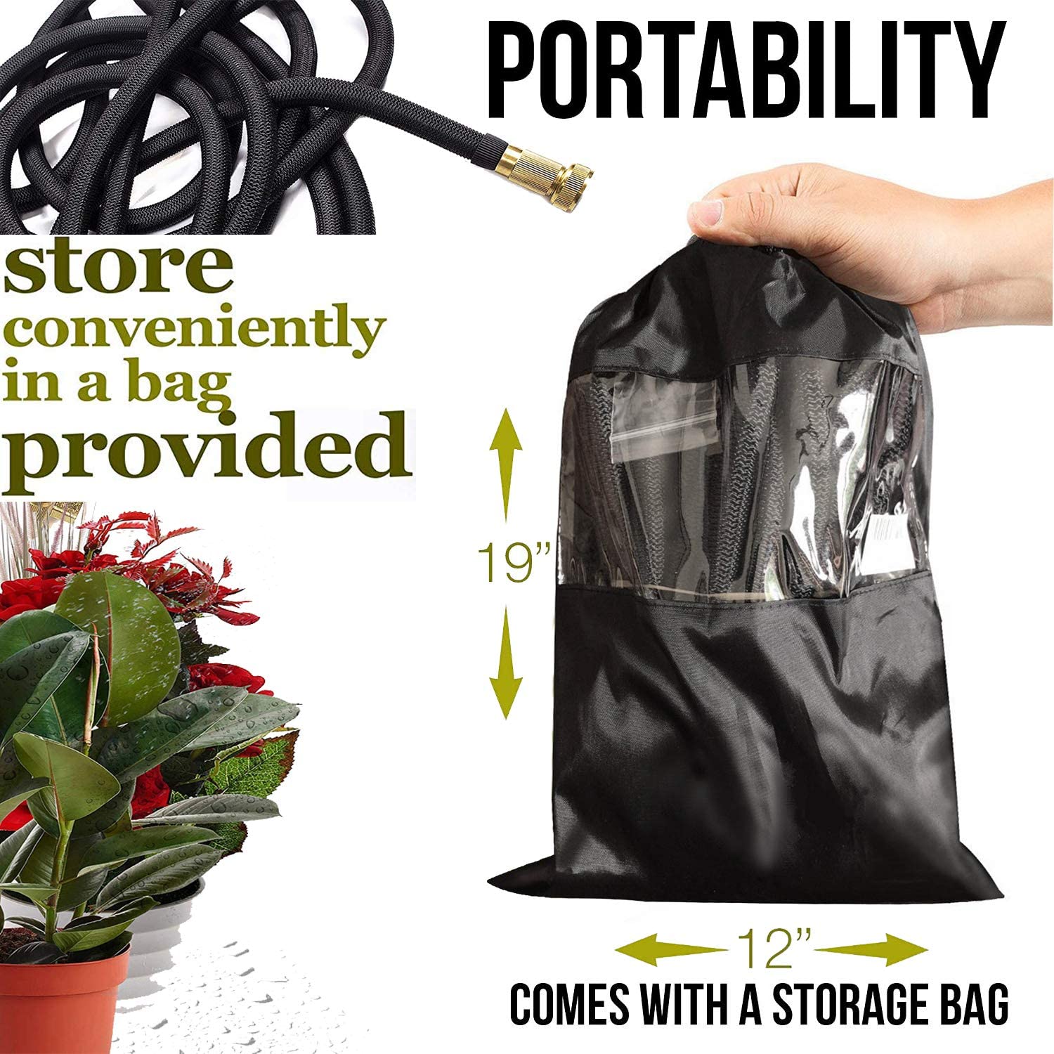 Expandable 50 ft Garden Hose