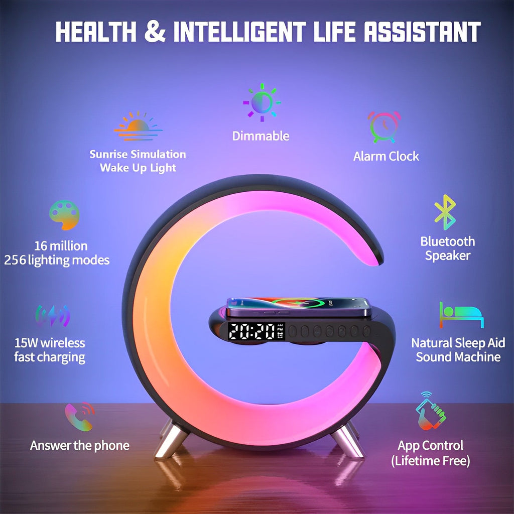 Digital Desk Clock with LED Display