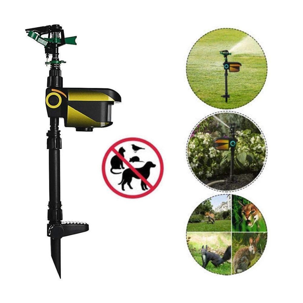 Solar Motion-Activated Deer Sprinkler