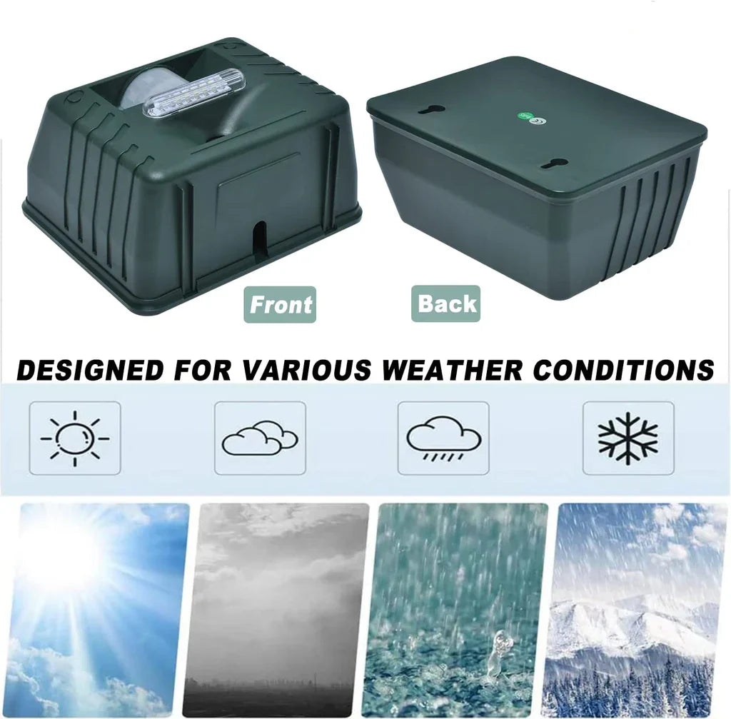 Solar Ultrasonic Woodpecker Repeller