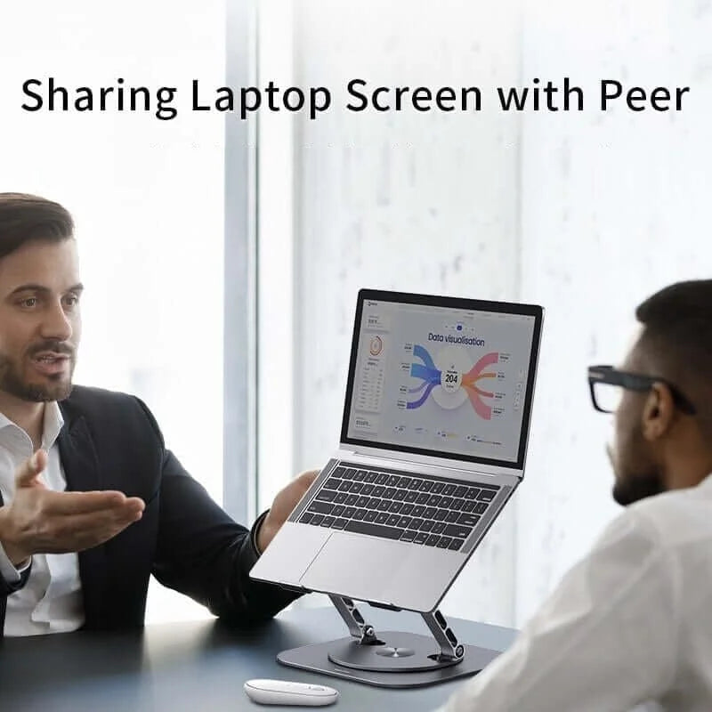 Aluminum Laptop Stand, 360 Rotating