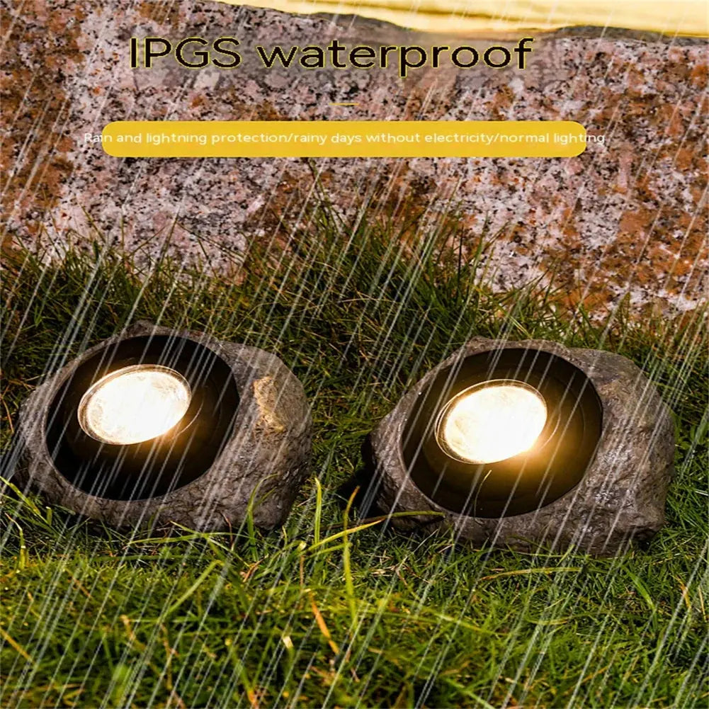 Stonelight Solar Pathway Rock Light