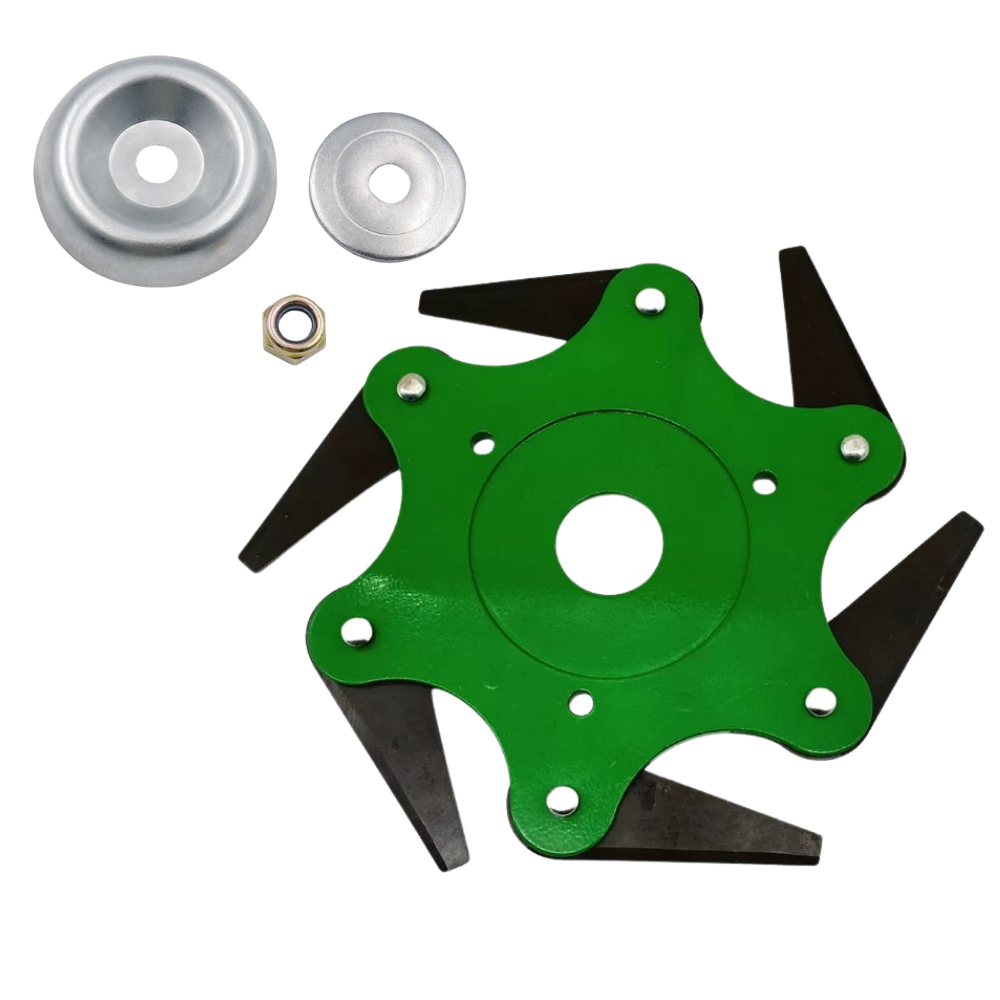 6-Blade Steel Brush Cutter Trimmer Head
