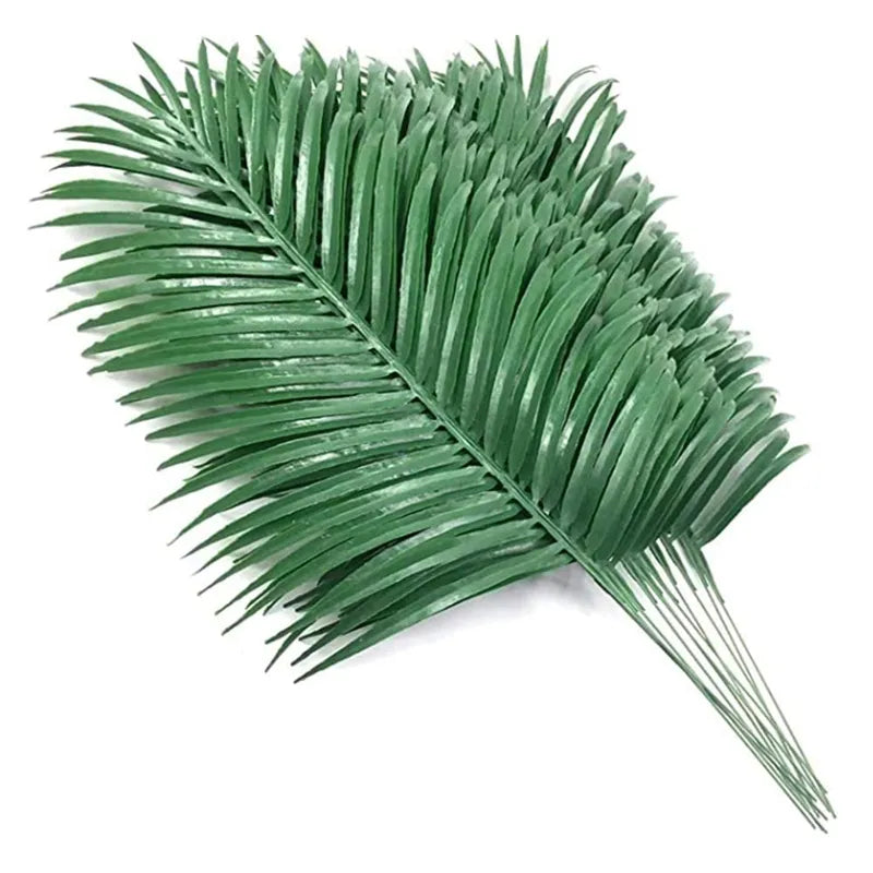 12 Artificial Palm Leaves Decoration