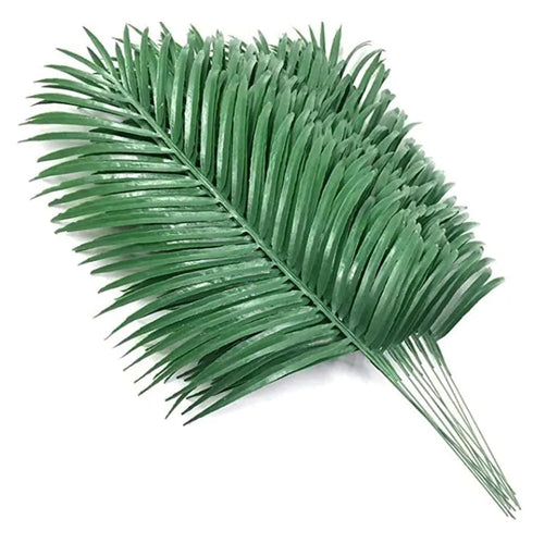 12 Artificial Palm Leaves Decoration