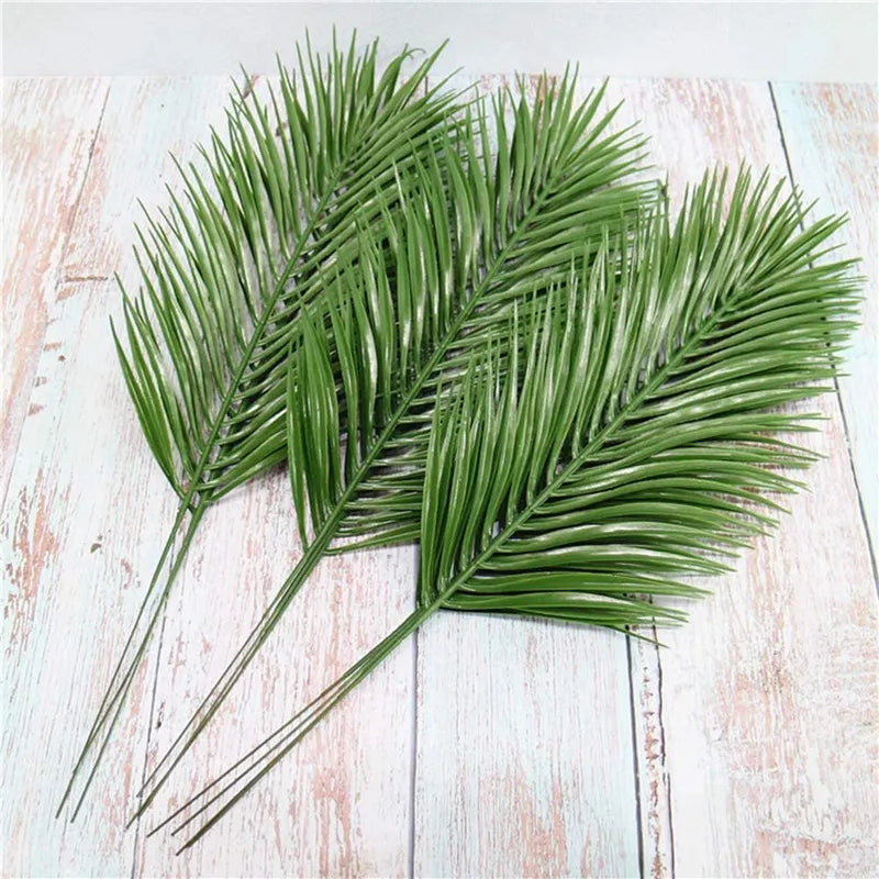 12 Artificial Palm Leaves Decoration