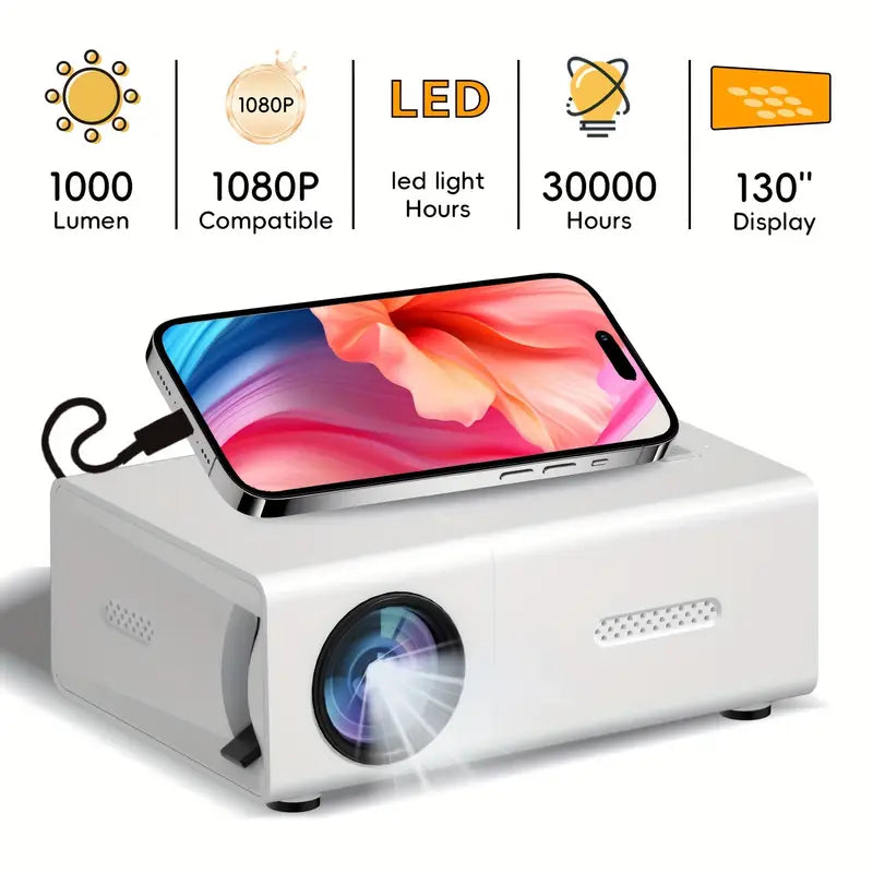 Portable HD 720P Mini Projector
