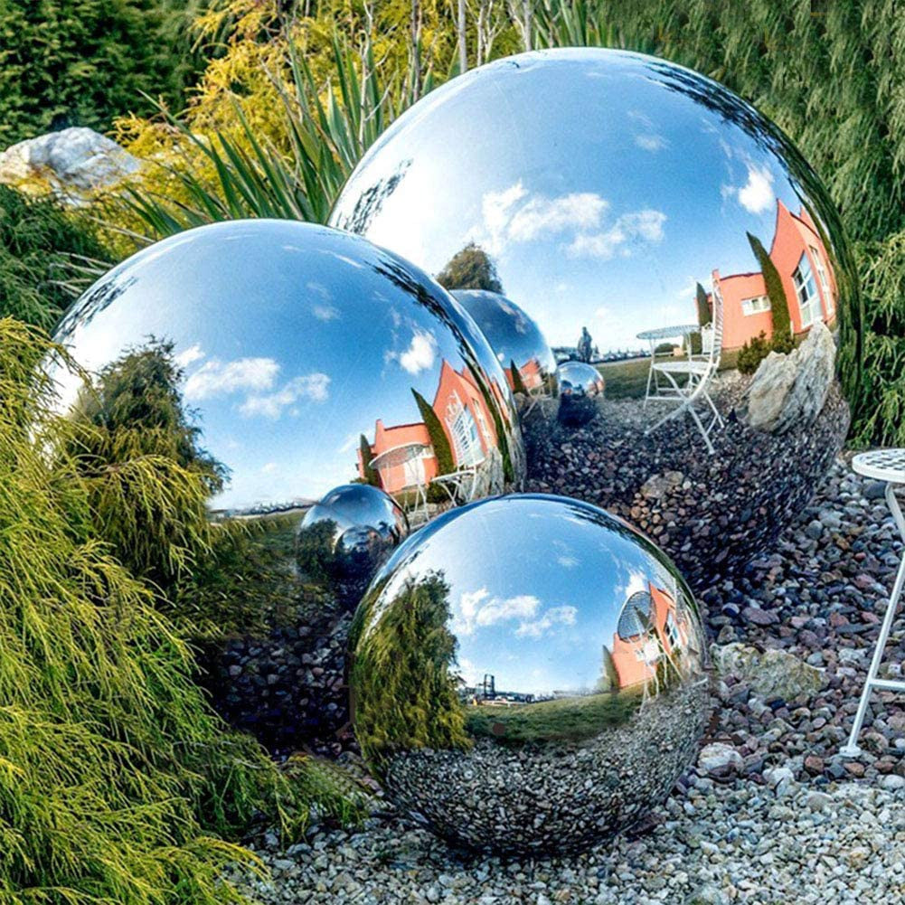 Stainless Steel Garden Gazing Balls