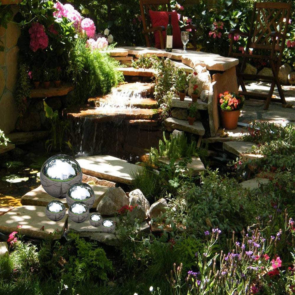 Stainless Steel Garden Gazing Balls