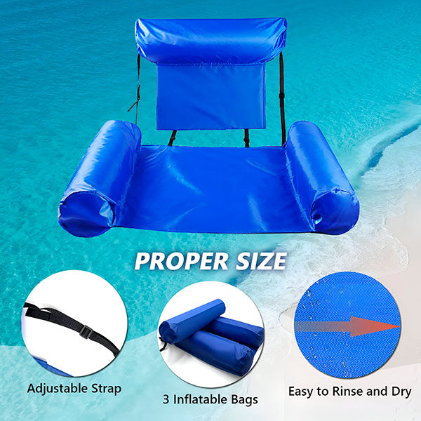 Swimming Pool Chair with Backrest