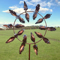 Kinetic Metal Windmill Garden Wind Spinner
