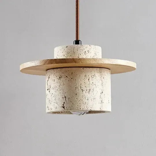 Natural Wood Pendant Light