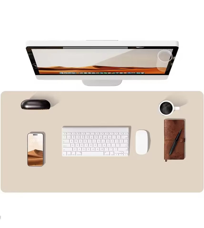 Dual-Sided Leather Desk Mat