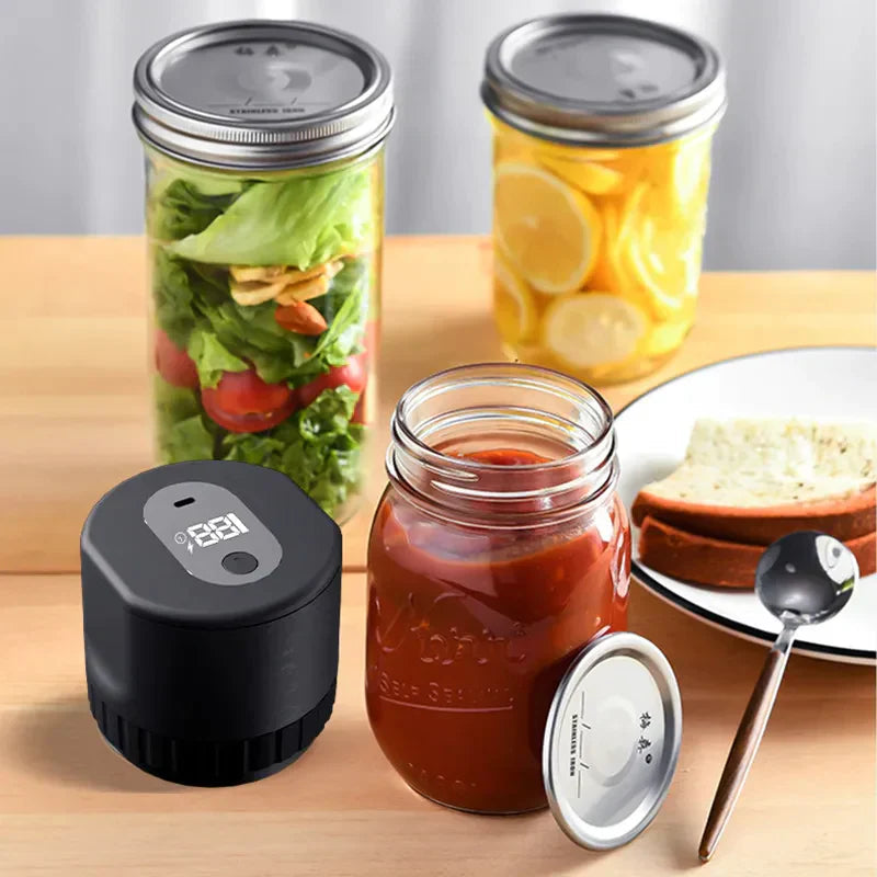 Vacuum-Sealed Storage Jars