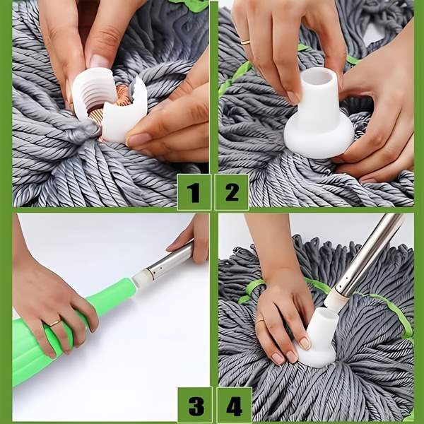 Self-Wringing Rotating Mop