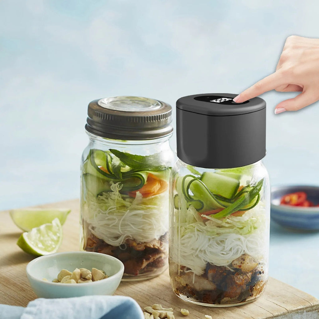Vacuum-Sealed Storage Jars