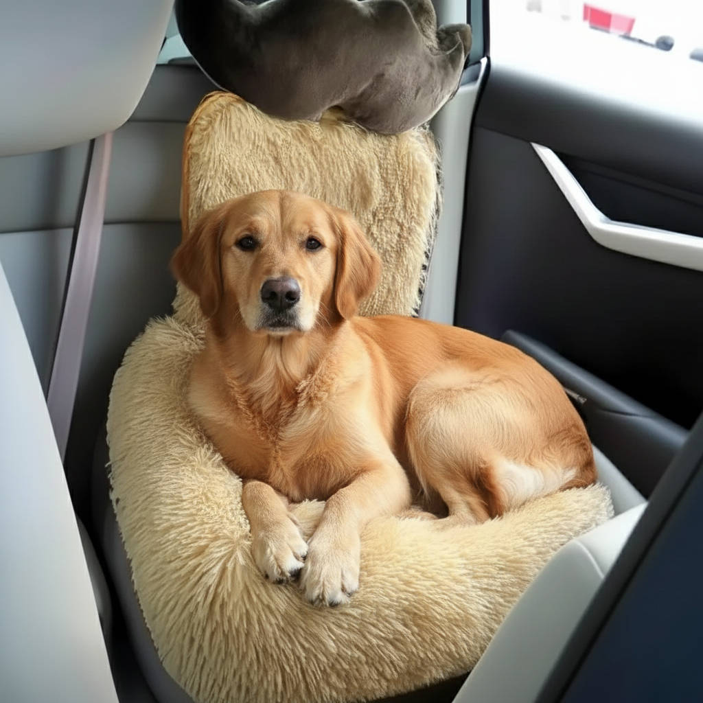 Protective Dog Car Seat Bed