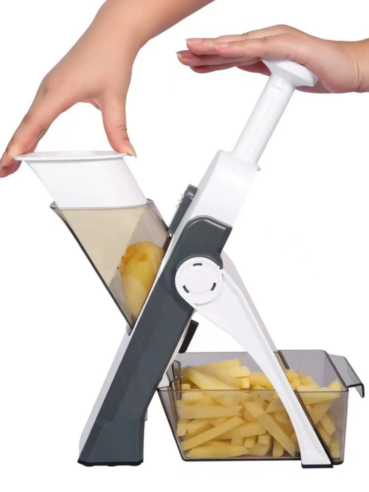 Adjustable Kitchen Slicer with Container