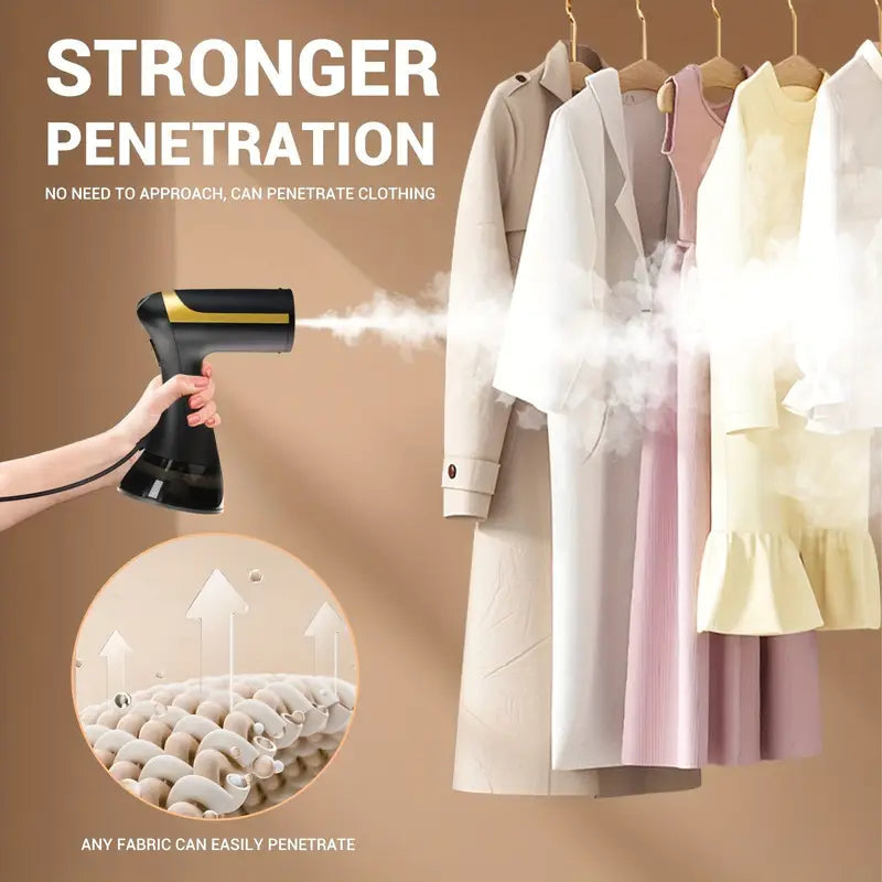 Portable Garment Steamer for Fast and Efficient Ironing of