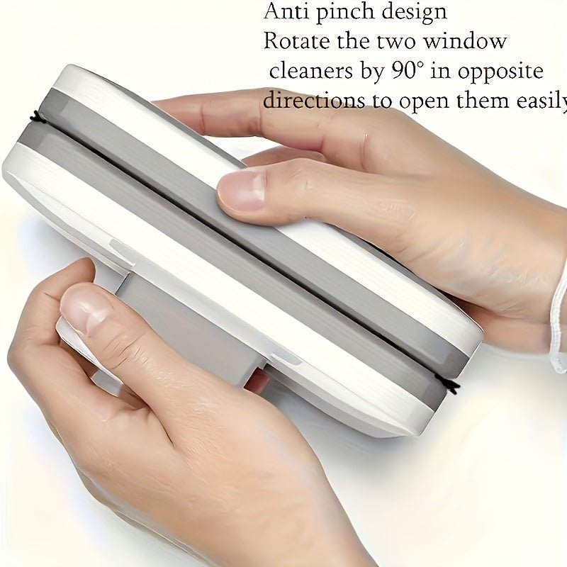 Double-Sided Magnetic Window Squeegee
