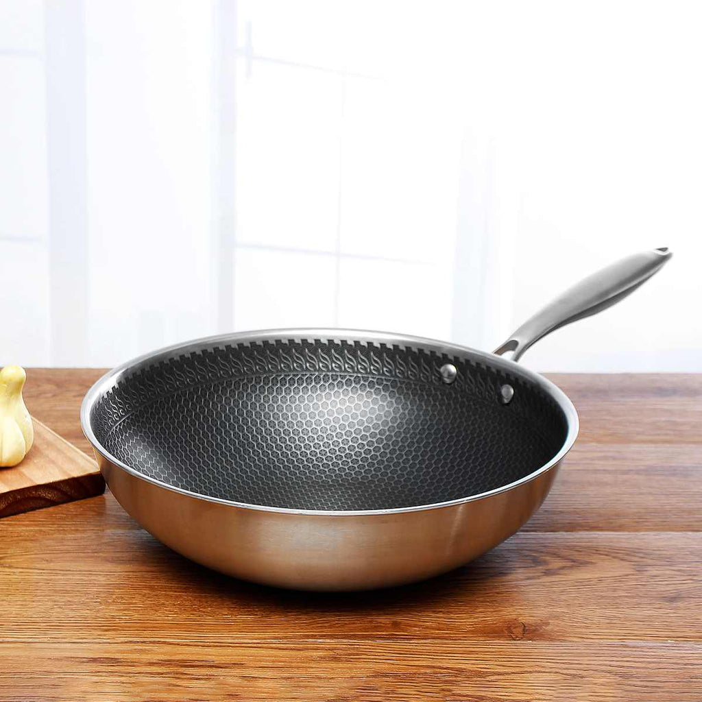 Stainless Steel Non-Stick Frying Pan