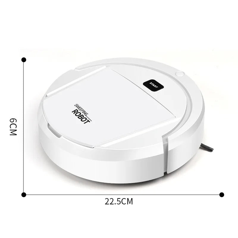 Smart robot vacuum cleaner with ultra-quiet cleaning and