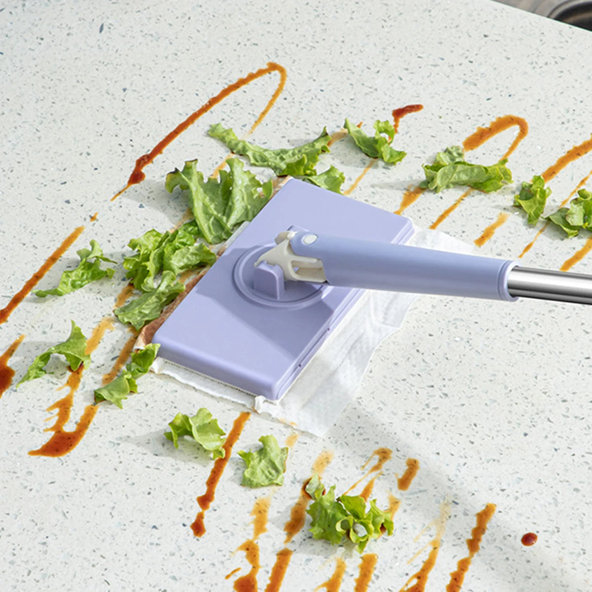 360 Rotating Flat Mop with Reusable Pads