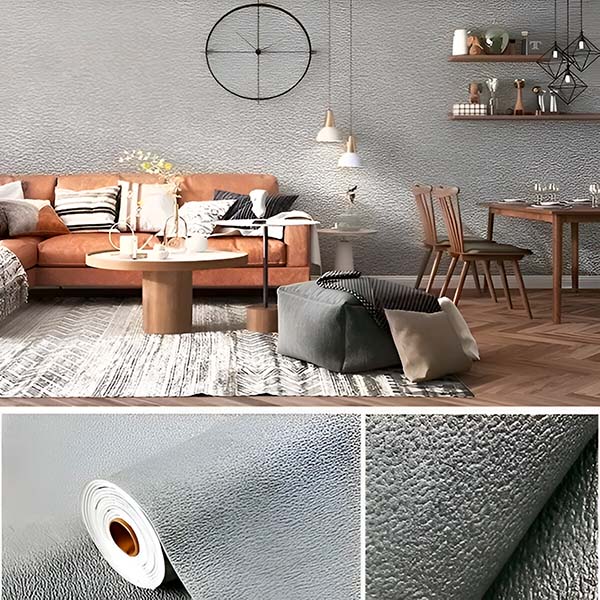 Self-Adhesive 3D Textured Wallpaper